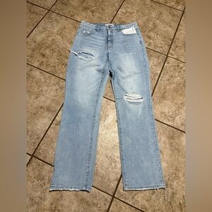 Flying Monkey Light Blue Straight Leg Jeans